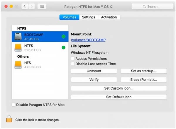 paragon ntfs for mac kindle issue