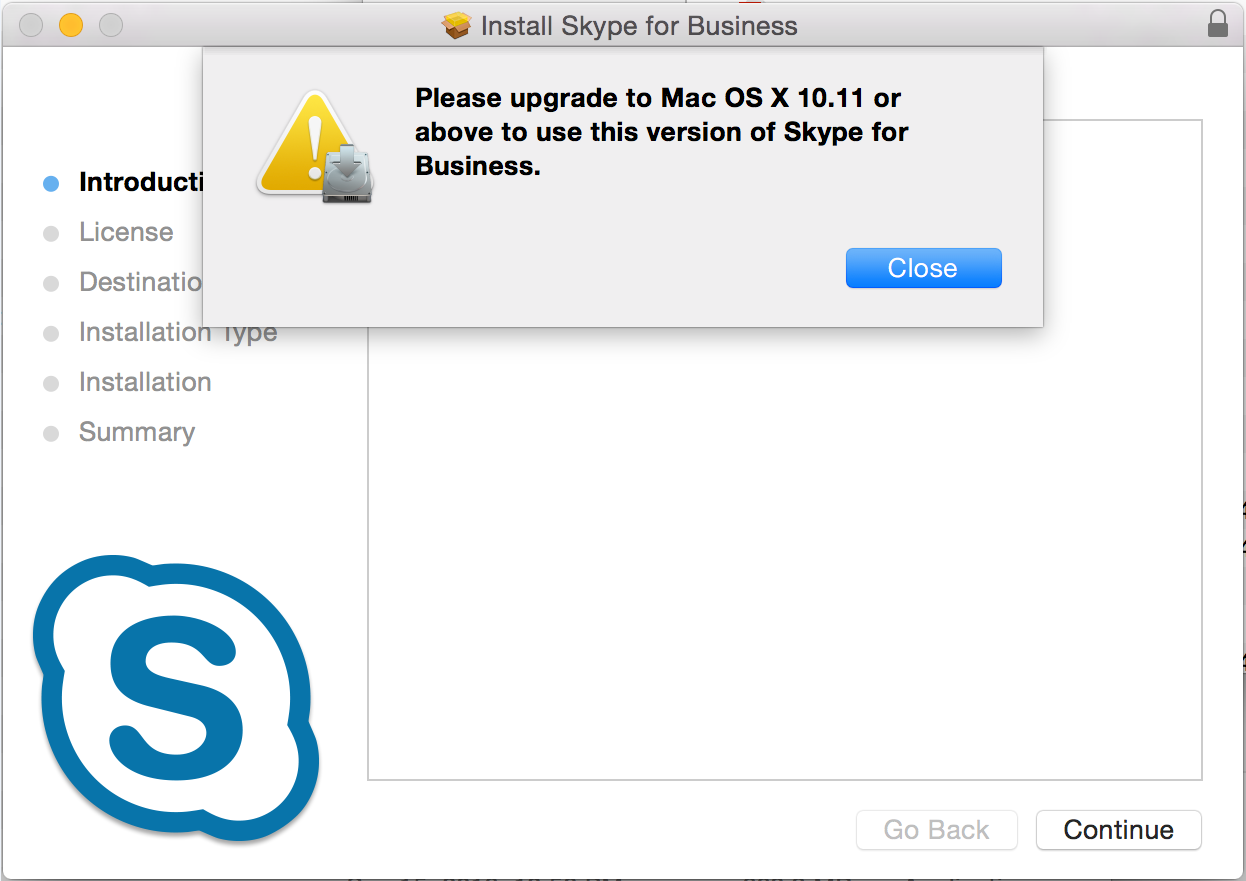 skype for business mac cannot connect to presentation