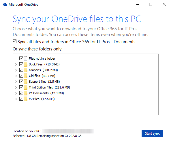 onedrive for mac, archive files